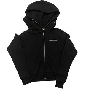 American Psycho Hood By Air Hoodie Full Zip Rare Mens XL Black Movie Promo